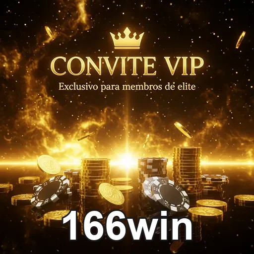 Imagem promocional do 166win, destaque para a seção VIP05, em português brasileiro, site de apostas online confiável